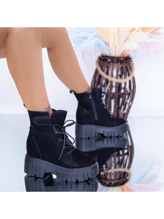 Női bakancs, Női bakancs Evalada Fekete - Kalapod.hu