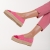 Vienna rózsaszín, textil anyagból készült női espadrile, 6 - Kalapod.hu