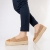 Vienna camel, textil anyagból készült női espadrile - Kalapod.hu