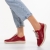 Egisa piros alkalmi női cipő, természetes bőrből, 6 - Kalapod.hu