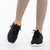 Thiago fekete női sportcipő, textil anyagból készült, 4 - Kalapod.hu