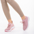 Samye rózsaszín női sportcipő, textil anyagból készült, 5 - Kalapod.hu