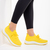 Samye sárga női sportcipő, textil anyagból készült, 3 - Kalapod.hu