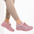 Vayda rózsaszín női sportcipő, textil anyagból készült, 4 - Kalapod.hu