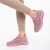 Aceline rózsaszín női sportcipő, textil anyagból készült, 3 - Kalapod.hu