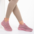 Aceline rózsaszín női sportcipő, textil anyagból készült - Kalapod.hu