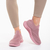 Aceline rózsaszín női sportcipő, textil anyagból készült, 6 - Kalapod.hu