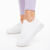 Chalith fehér női sportcipő, textil anyagból készült, 5 - Kalapod.hu