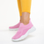 Aamina rózsaszín női sportcipő, textil anyagból készült, 5 - Kalapod.hu
