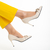 Rosette bézs női cipő, textil anyagból készült, 6 - Kalapod.hu
