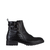 Alandra fekete női bokacsizma, műbőrből készült, 2 - Kalapod.hu