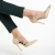 Brisa bézs női cipő, textil anyagból készült, 6 - Kalapod.hu