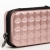 Minali rózsaszín női kozmetikus táska, akrilból készült, 4 - Kalapod.hu
