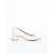 Norina fehér női cipő sarokkal, textil anyagból készült, 8 - Kalapod.hu Norina fehér női cipő sarokkal, textil anyagból készült, 8 - Kalapod.hu