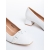 Norina fehér női cipő sarokkal, textil anyagból készült, 9 - Kalapod.hu Norina fehér női cipő sarokkal, textil anyagból készült, 9 - Kalapod.hu