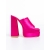 Trista fukszia női papucs, textil anyagból készült, 5 - Kalapod.hu