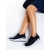 Davinia navy női sportcipő, textil anyagból készült, 4 - Kalapod.hu