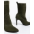 Tariro zöld női bokacsizma textil anyagból, 6 - Kalapod.hu