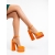 Darya narancssárga női magassarkú cipő textil anyagból - Kalapod.hu Darya narancssárga női magassarkú cipő textil anyagból - Kalapod.hu