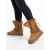 Phyllis camel női csizma, textil anyagból készült, 4 - Kalapod.hu