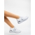 Loraina fehér női sport cipő textil anyagból, 4 - Kalapod.hu