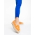 Oana narancssárga női espadrille textil anyagból, 2 - Kalapod.hu