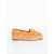 Oana narancssárga női espadrille textil anyagból, 5 - Kalapod.hu