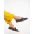 Ligia tengerészkék női espadrille textil anyagból, 3 - Kalapod.hu