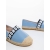Rodica kék női espadrille ökológiai bőrből, 6 - Kalapod.hu