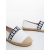Rodica fehér női espadrille ökológiai bőrből, 6 - Kalapod.hu