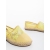 Erma sárga gyerek espadrille textil anyagból és ökológiai bőrből, 4 - Kalapod.hu