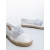 Guapissima fehér gyerek espadrille textil anyagból és ökológiai bőrből, 4 - Kalapod.hu