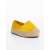 Oana sárga női espadrille textil anyagból, 2 - Kalapod.hu