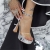 Marzia ezüstszinű női szandál ökológiai bőrből, 4 - Kalapod.hu