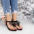 Claudina fekete női szandál textil anyagból, 2 - Kalapod.hu