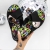 Aliana fekete női papucs textil anyagból, 3 - Kalapod.hu