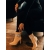 Manisha bézs női bokacsizma textil anyagból - Kalapod.hu