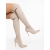Maraia bézs női magassarkú csizma textil anyagból, 4 - Kalapod.hu Maraia bézs női magassarkú csizma textil anyagból, 4 - Kalapod.hu