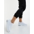 Colenia fehér női sportcipő textil anyagból, 2 - Kalapod.hu