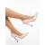 Saena bézs női magassarkú cipő lakkozott ökológiai bőrből, 4 - Kalapod.hu