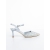 Ziania ezüstszinű női magassarkú cipő textil anyagból, 5 - Kalapod.hu