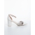 Tesada fehér női magassarkú cipő ökológiai bőrből, 5 - Kalapod.hu