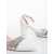 Tesada fehér női magassarkú cipő ökológiai bőrből, 6 - Kalapod.hu