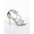 Latena ezüstszinű női magassarkú szandál textil anyagból, 5 - Kalapod.hu Latena ezüstszinű női magassarkú szandál textil anyagból, 5 - Kalapod.hu
