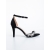 Mayla fekete női magassarkú szandál textil anyagból, 5 - Kalapod.hu Mayla fekete női magassarkú szandál textil anyagból, 5 - Kalapod.hu