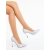 Stiletto cipő Adorina Ezüst - Kalapod.hu