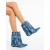 Női platform bakancs Kanika Kék, 4 - Kalapod.hu