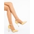 Stiletto cipő Andera Sárga, 4 - Kalapod.hu