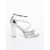 Női sarkú szandál Ohania Ezüst, 5 - Kalapod.hu