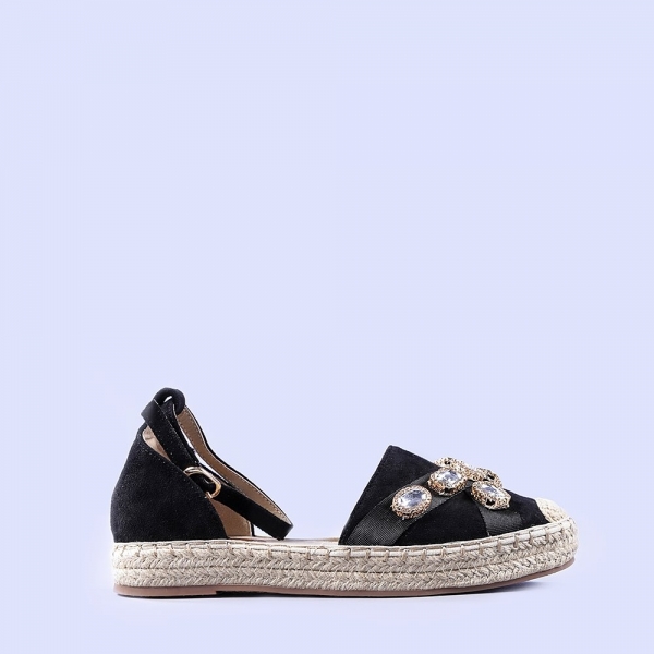 Raluca fekete női espadrille, 4 - Kalapod.hu